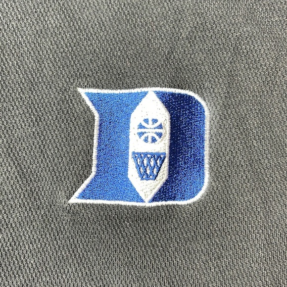 Mens Nike Elite Team Duke Blue Devil Basketball Black Short Sleeve Polo Size XXL - Picture 3 of 7